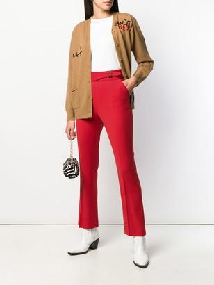 Ermanno Scervino High-Waisted Belted Trousers