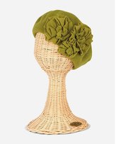 Thumbnail for your product : San Diego Hat Company Womens Flower Felt Beret