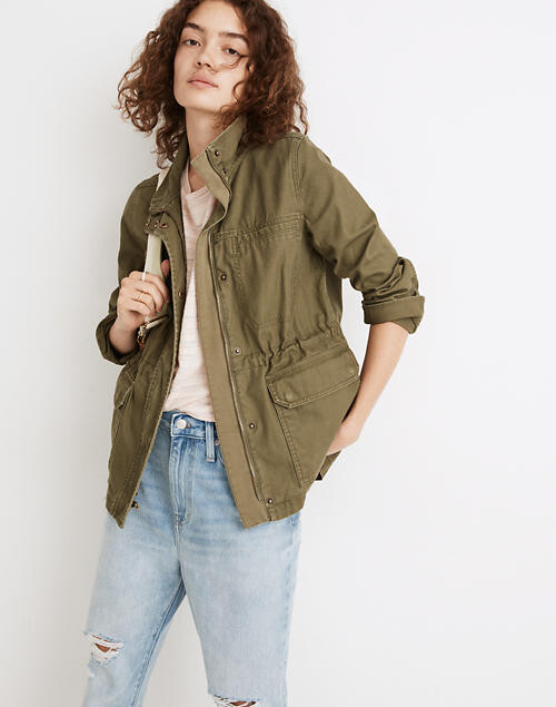 oversized army jacket womens