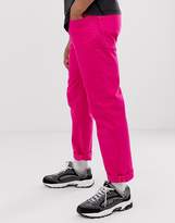 Thumbnail for your product : ASOS Design DESIGN original fit jeans in bright pink