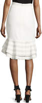 Thumbnail for your product : Alexis Cynda Ruffled Peplum Skirt, White