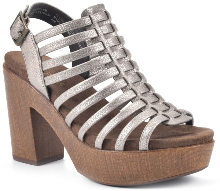 white mountain tuition platform clogs