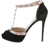 Thumbnail for your product : Valentino Rockstud Suede Pumps