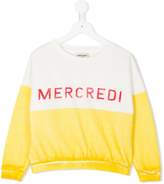 Thumbnail for your product : Bobo Choses mecredi print sweatshirt
