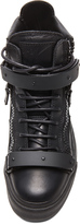 Thumbnail for your product : Giuseppe Zanotti Buckled London Sneakers in Black