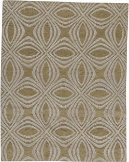 Bokara Rug Co. Inc. Hand-Knotted High-Quality Beige Area Rug