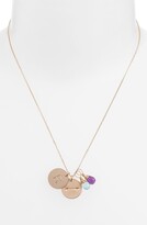 Thumbnail for your product : Nashelle Quartz Initial & Arrow 14k Gold Fill Disc Necklace