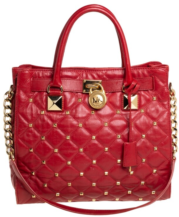 michael kors studded tote bag