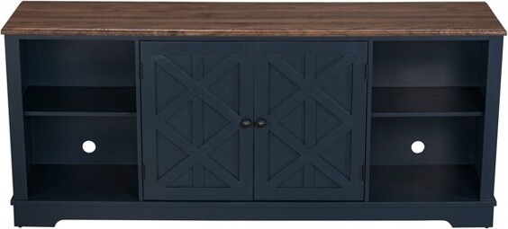 Home Essentials TVStandforTVsupto78":HomeEssentials,CoastalStyle,OpenShelves,CableManagement