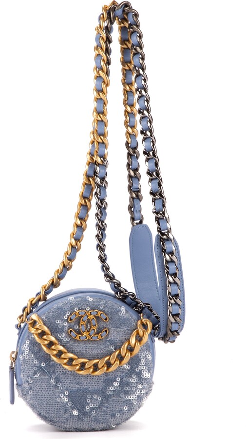 Chanel CC Mini Round Chain Crossbody ShopStyle Shoulder Bags