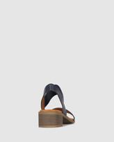 Thumbnail for your product : Zeroe - Women's Blue Heeled Sandals - Honey Wide Fit Block Heel Sandals - Size One Size, 7 at The Iconic