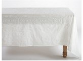 Thumbnail for your product : Coyuchi Abstract Embroidered Voile Tablecloth 70\"x108\" Charcoal w/Almost Black