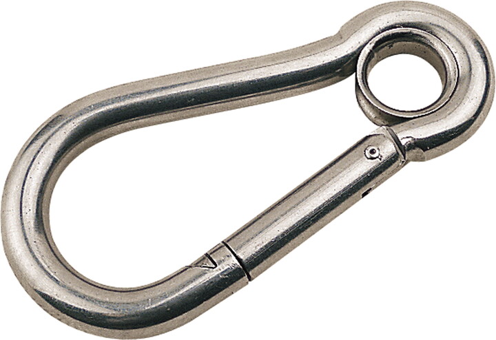 Sea-Dog Line Sea-Dog 1516051 3/8" X 4" Stainless Steel Snap Hook with Eye & 2,000 lb. Break Strength