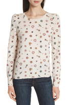 Thumbnail for your product : Joie Abilene Print Cashmere Sweater