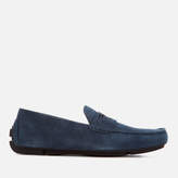 Thumbnail for your product : Emporio Armani Men's Suede Driver Shoes - Midnight