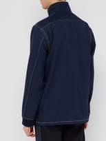 Thumbnail for your product : Marni High Neck Zip Through Jersey Overshirt - Mens - Indigo