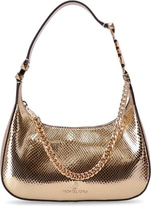 NEW Michael Kors E/W Leather Chain Crossbody&Wallet Set Shoulder Bag Black/ Gold - Organic Olivia