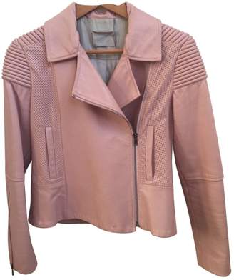 Zoe Jordan Pink Leather Jacket for Women