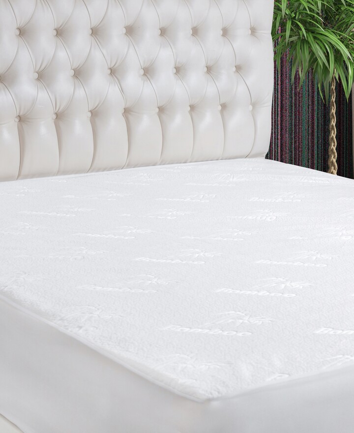 Swiss Comforts Rayon from Bamboo Waterproof Mattress Protector, King