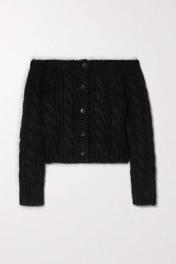 Black Mohair Cardigan | Shop the world's largest collection of 