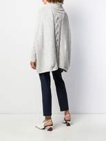 Thumbnail for your product : N.Peal oversized cable knit sweater