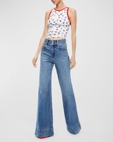 Thumbnail for your product : Alice + Olivia Allen Star-Printed Tank Top