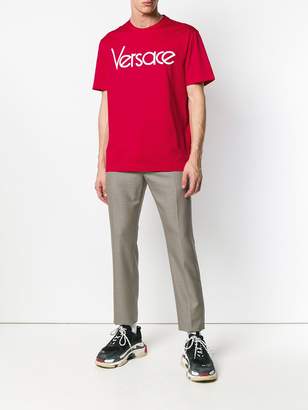 Versace printed logo T-shirt