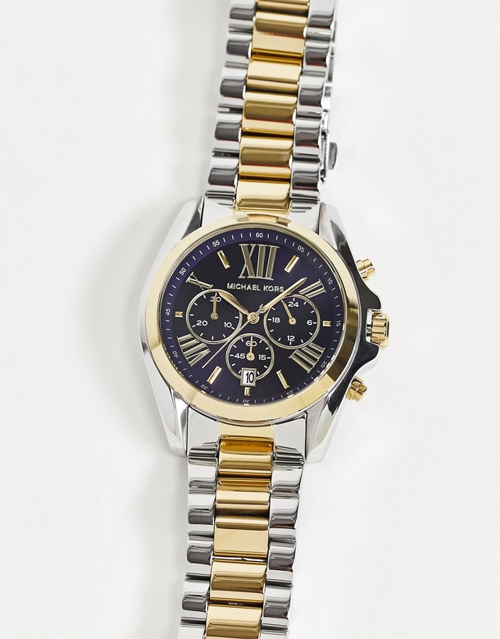 Michael Kors Bradshaw mix metal bracelet watch MK5976 - ShopStyle