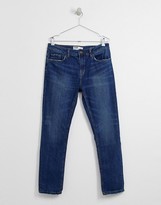 Thumbnail for your product : Bershka skinny jeans in mid blue