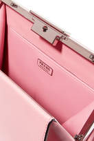 Thumbnail for your product : Prada Frame Textured-leather Shoulder Bag - Baby pink
