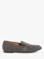 Thumbnail for your product : AND/OR Gabbi Suede Stitch Detail Loafers, Charcoal