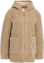 Thumbnail for your product : Sandro Faux Shearling Hooded Coat