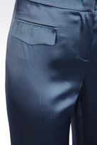 Thumbnail for your product : Giorgio Armani Wide Leg Pants In Micro Stripe Satin