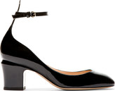 Thumbnail for your product : Valentino Black Patent Tang-Go Pumps