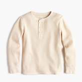 Thumbnail for your product : J.Crew Boys' long-sleeve waffle knit henley shirt