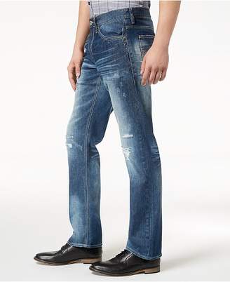 Buffalo David Bitton Men's Six Straight-Fit Destroyed Jeans