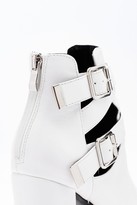 Thumbnail for your product : Nasty Gal Womens Cut-Out of Reach Faux Leather Platform Heels - White - 5
