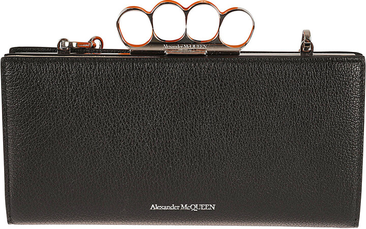 Alexander McQueen Brass Knuckles Chain Wallet - ShopStyle