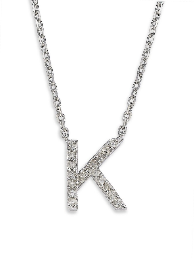 K Initial Necklace | Shop the world's largest collection of 