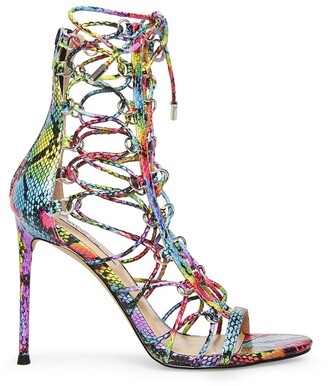 multi snake heels