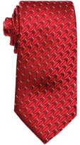 Thumbnail for your product : Ermenegildo Zegna red silk graphic print tie
