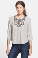 Thumbnail for your product : Lucky Brand 'Lilah - Mirror' Top