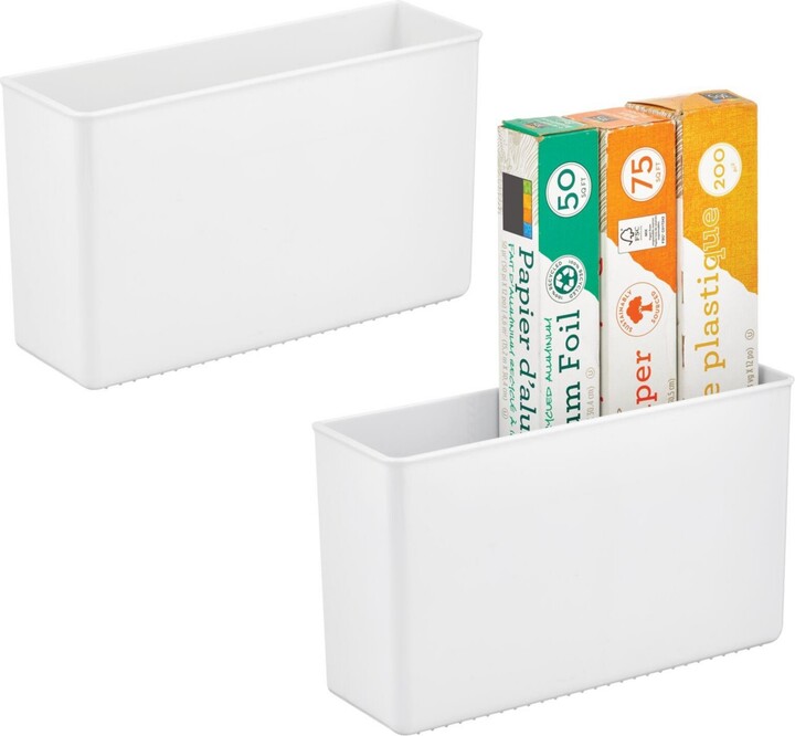 Mdesign Plastic Wall Mount / Under Cabinet Paper Towel Holder