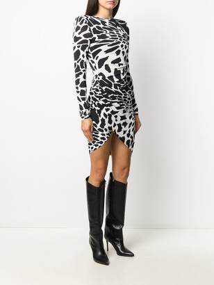 Alexandre Vauthier Abstract-Print Bodycon Dress