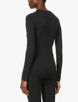 Thumbnail for your product : FALKE ERGONOMIC SPORT SYSTEM Wool-Tech scoop-neck wool-blend top