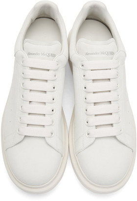 Alexander McQueen Off-White Daim Velour Oversized Sneakers