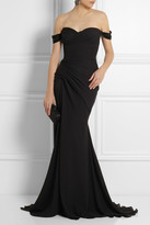 Thumbnail for your product : Versace Embellished silk-chiffon gown