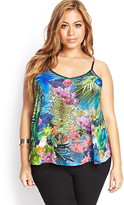 Thumbnail for your product : Forever 21 FOREVER 21+ Tropical Pattern Cami
