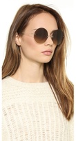 Thumbnail for your product : Victoria Beckham Rimless Round Large Sunglasses