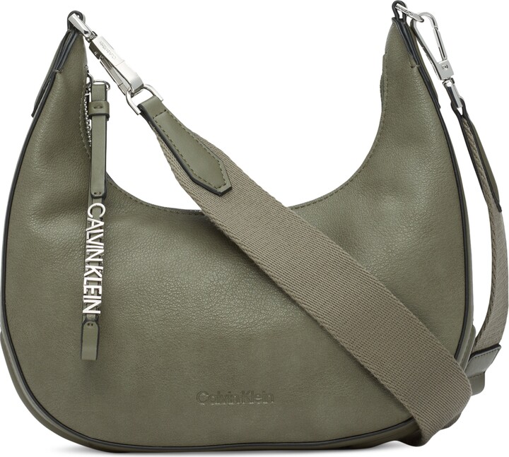 Calvin Klein Women's Green Shoulder Bags | ShopStyle